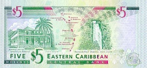 世界貨幣-聖文森特和格林納丁斯群島St.Vincent5東加勒比元反面.jpg