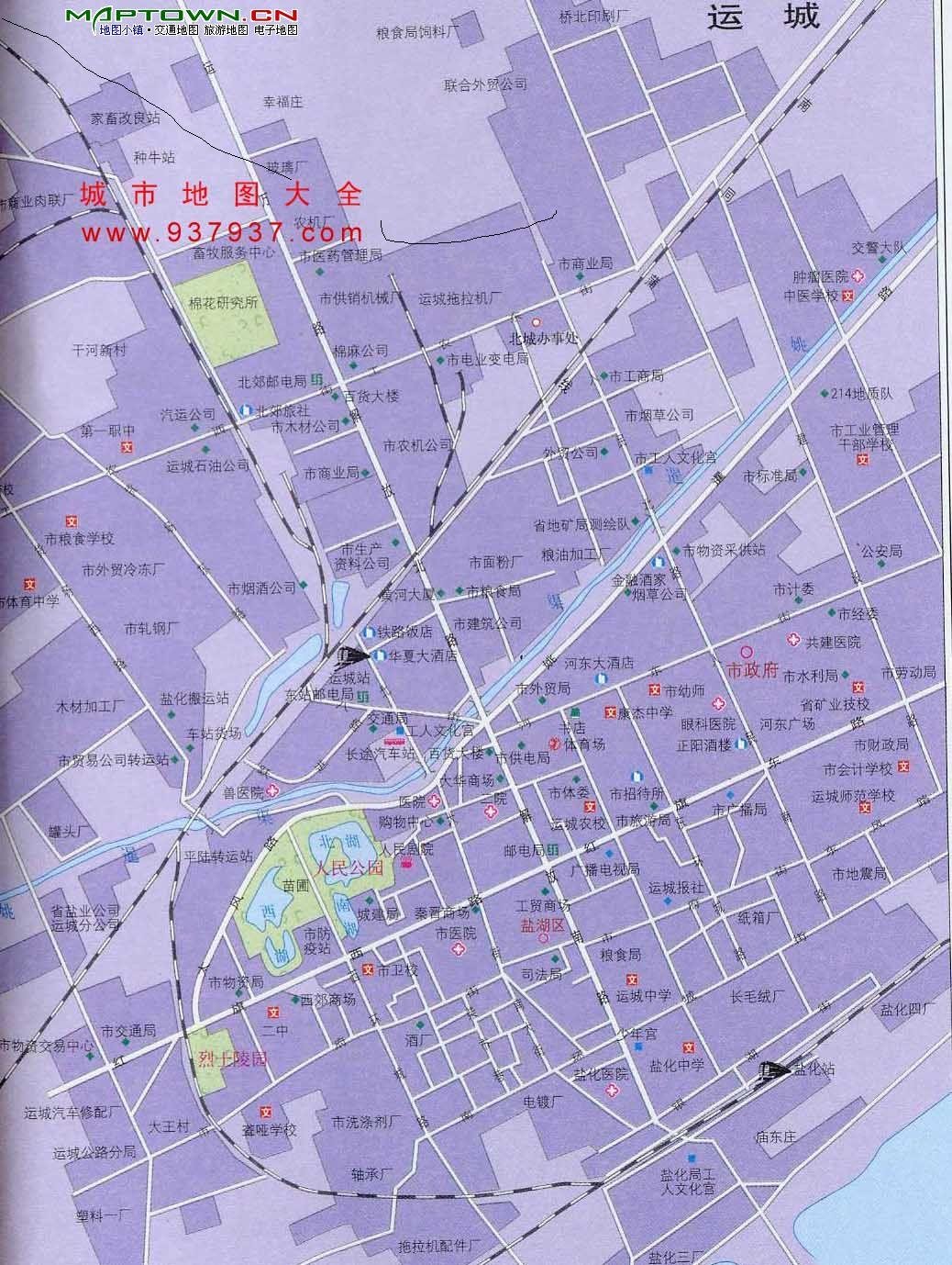 地图集锦/运城