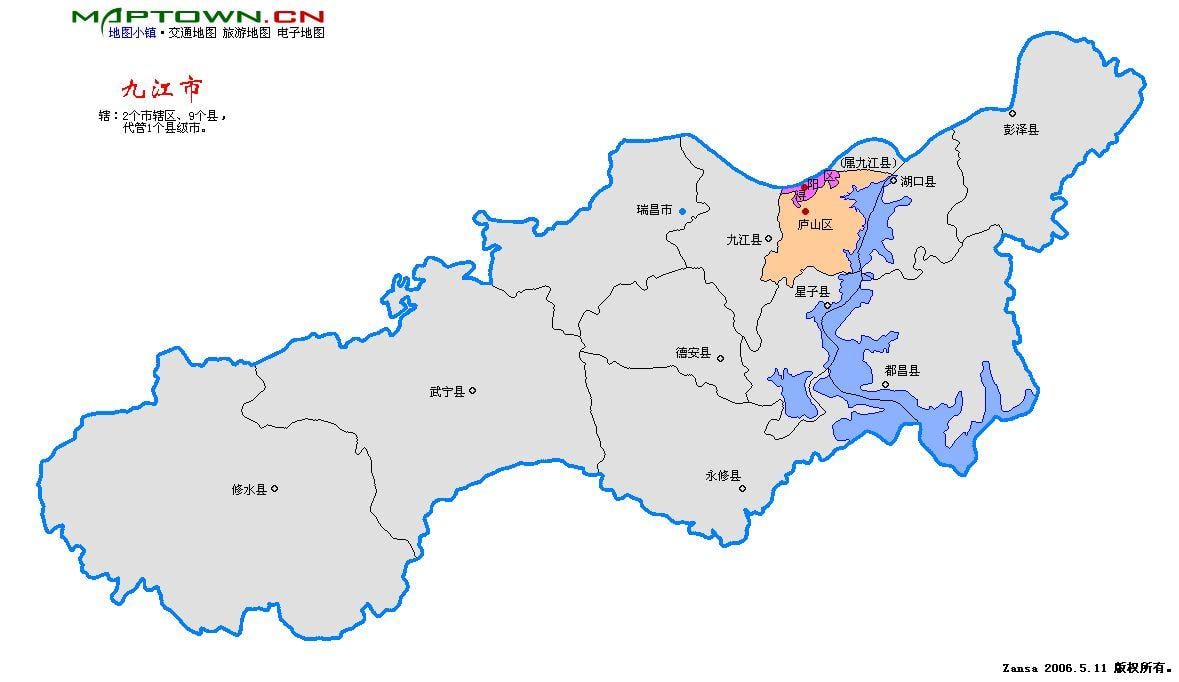 九江地图