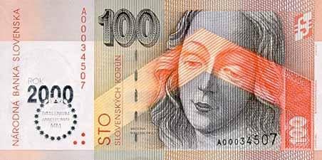 世界貨幣-斯洛伐克100克朗正面.jpg