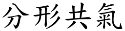 分形共氣 (楷體矢量字庫)