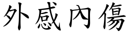 外感內傷 (楷體矢量字庫)