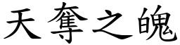 天奪之魄 (楷體矢量字庫)