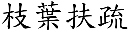 枝葉扶疏 (楷體矢量字庫)