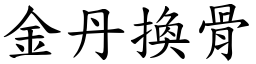金丹換骨 (楷體矢量字庫)