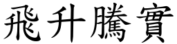 飛升騰實 (楷體矢量字庫)