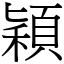 穎 (宋體矢量字庫)